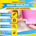 thumbnail image 3 of Strong Adhesive Double Sided Tape, Acid-Free and Heat Resistant, Easy to Remove and Peel, Double-Sided Tape for Arts, Clean Dry Surface Application,, 3 of 5