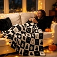 thumbnail image 2 of Halloween Flannel Throw Blanket, 39.4 x 59.06 Inch Festive Printed Thanksgiving Blanket for Sofa Couch Bed Bedroom Living Room Decor, 2 of 6