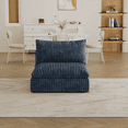 thumbnail image 4 of Modern Sofas Cloud Sofa,Corduroy Fabric,Deep Seat Couches,Double-layer design,Removable Cushion,No Assembly, DIY Combination for Living room, Bedroom,Conference room ,Apartment,Blue,Rustic Sofas, 4 of 8