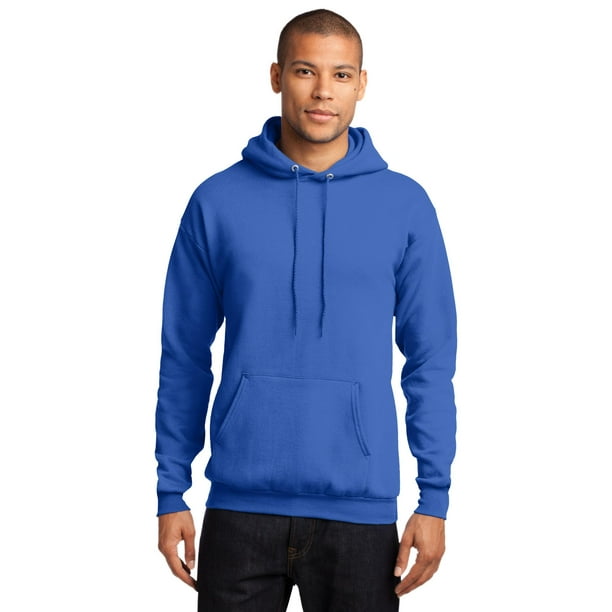 Port Company Core Fleece Pullover Hooded Sweatshirt. Pc78h M Royal