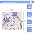 thumbnail image 5 of SKYSONIC Lavender Washcloths Set of 4, Highly Absorbent Soft Cotton Fingertip Towels for Bathroom, Kitchen, Gym, Spa, Home Decor 12 x 12 Inch, 5 of 7