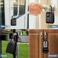 thumbnail image 5 of Secure Key Box, Wall Mounted Key Box, Wall Mounted Key Box, Coded Key Box, Secure Key Box with Hook for Home School Office Factory, (Black), 5 of 5