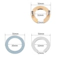thumbnail image 3 of Piezas de fijación para grifos multiusos de 31 mm, tipo C, para grifo de cocina, tuerca antiaflojamiento, arandela de retención, accesorio | Tuerca de bloqueo de aluminio para lavabo de baño, 3 of 9