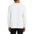 thumbnail image 3 of Hanes Comfortwash Garment Dyed Long Sleeve Tee Shirt with Pocket, Men's Sizes S-3XL, 3 of 8