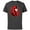 Charcoal, variant on Daredevil Super Hero Comic Art City and DD Symbol - Short Sleeve Cotton T-Shirt for Adults - Customized-White