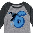 thumbnail image 3 of Marvel Black Panther - Birthday 6Th - Toddler and Youth Raglan, 3 of 4