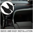 thumbnail image 3 of Luxshiny 1Pair Auto Interior Side Pad Protector Black Tpe Durable Console Mat for Model Y 3, 3 of 8