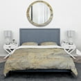 thumbnail image 2 of Designart 'Geometric Cream Block III' Geometric Bedding Set - Duvet Cover & Shams, 2 of 4