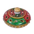 thumbnail image 3 of Craftam Marble Sindoor Dani Box, Handcrafted Kumkum Holder For Puja, Wedding, 3 of 6