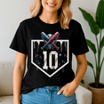 thumbnail image 2 of Baseball 10Th Birthday Home Plate Boy Youth, Baseball Shirt,Game Day Shirt,Game Day Baseball, American Baseball, 2 of 5