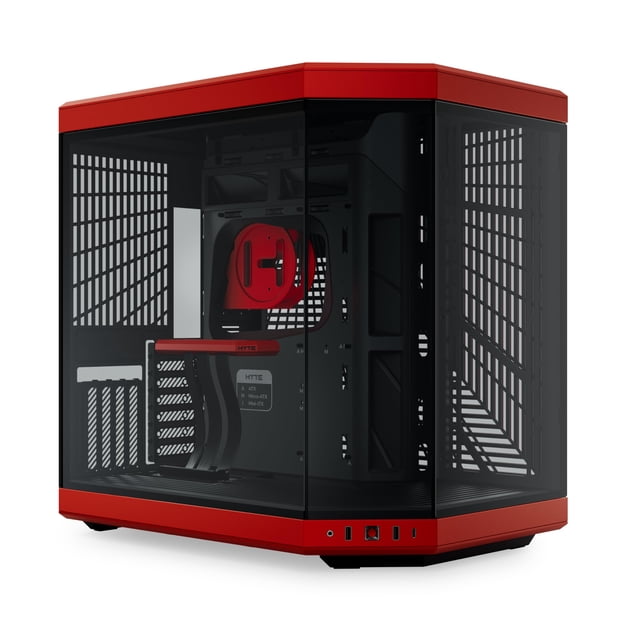 Gabinete Gamer HYTE Y70 E-ATX USB-C Rojo