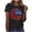 A37 Black, variant on 4Th Of July Patriotic Tops Women Summer Casual Baseball Graphic T Shirts Independence Day Crewneck Short Sleeve Top Loose Fit Flattering Daily Wear Sporty Tees S