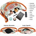 thumbnail image 5 of Sac Bandoulière Réglable Compact Léger en Nylon Motif Floral Vintage Paisley Boho pour Femmes Voyage Travail Randonnée Activités Extérieures, 5 of 5
