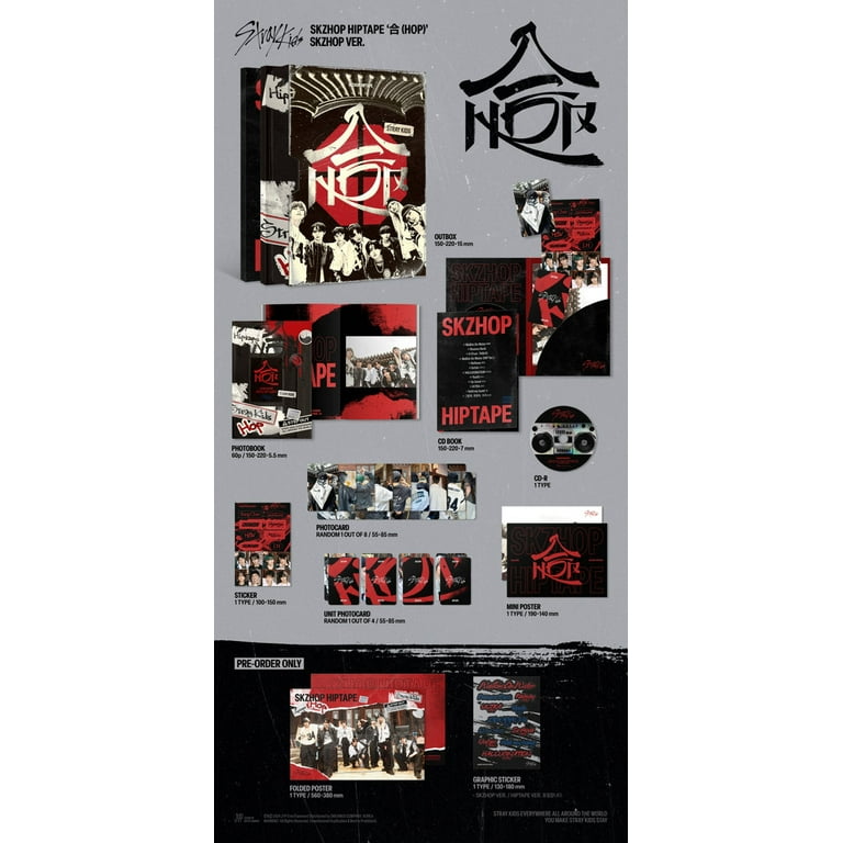 Stray Kids, SKZHOP HIPTAPE 'å ˆ (HOP)' Album, CD, Photo Book