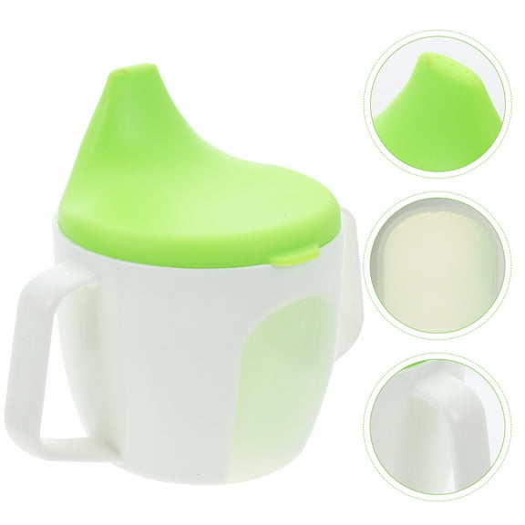 LOLIPPYY Toddler Water Cup PP White Easy to Clean Sealing 1Pcs Back to School