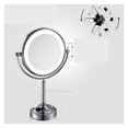 thumbnail image 3 of Makeup Mirror With Lights Desktop Double-sided LED Makeup Mirror With Lamp 8 Inch 3X 5X ,Widely Use, 3 of 3