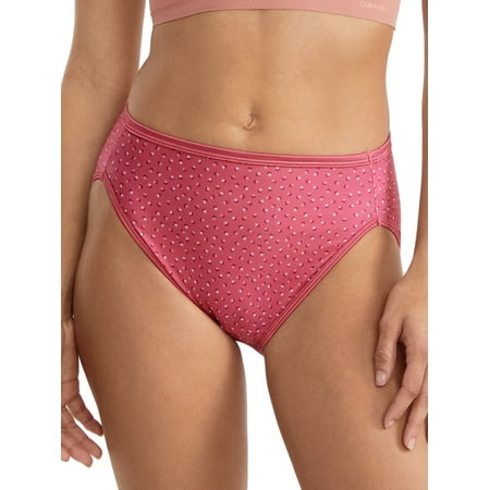 

Women s Vanity Fair 13108 Illumination Hi-Cut Brief Panty (Secret Square Print 6)