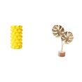 thumbnail image 1 of Jarrón de flores,Jarrón de flores para decoración del hogar,adorno de mesa de porcelana,Jarrón geométrico creativo para decoración de escritorio de oficina,Escultura de hojas,Estatua de, 1 of 8
