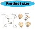 thumbnail image 5 of Ywmsfl Detachable Decorative Waist Buckles Suit Durability Metal Waist Fastener for Jeans Tightening, 5 of 10