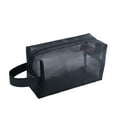 thumbnail image 2 of harmtty Portable Transparent Travel Cosmetic Bag Makeup Case Toiletry Storage Pouch,With Handle, 2 of 8