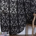 thumbnail image 4 of Cortina de Gasa de Ventana Baoblaze 100x200cm negro, 4 of 5