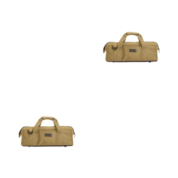 Yuarrent Bolsa de almacenamiento de herramientas, paquete de Camping, tienda de campaña, clavos, caja de transporte de viento con cremallera, Type2 NO2