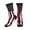 3 Black, variant on Athletic Socks Thin Red Firefighter Line Pattern Sport Running Calf Socks Crew Socks for Men Women