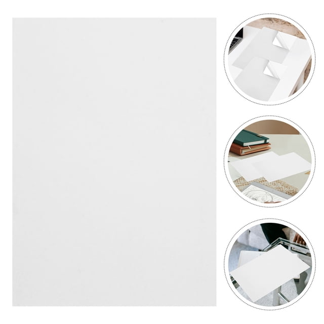unbranded Papel Autoadhesivo Para Impresora Compatible Con Tintas Y Láser Color Plata