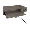 thumbnail image 4 of kathy ireland Home Ironworks - Bureau - Rectangulaire - Gris Restauré, 4 of 8