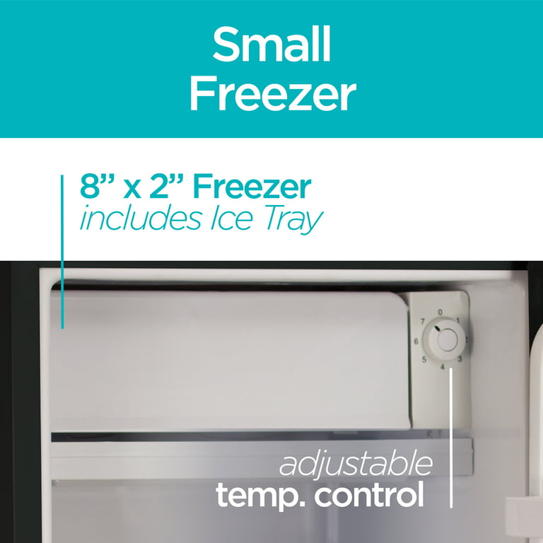 BLACK+DECKER 2.5 cu. ft. Mini Fridge in White With Freezer BCRK25W - The  Home Depot