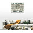 thumbnail image 5 of Inspirational Office Wall Art Motivational Quotes Pictures Wall Decor for Office We Are A Team Canvas Painting Room Decorations Artwork Framed Ready to Hang 16"x12", 5 of 6