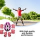 thumbnail image 5 of Protector de patinaje sobre ruedas Yuarrent OD022039-03 7 Piezas para niños pequeños Tira blanca roja rosa, 5 of 6