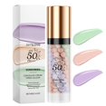 thumbnail image 1 of Baorder 3 en 1 Prebase de maquillaje correctora de color Prebase para rostro antes del maquillaje SPF 50 Crema aislante de protección solar Suero facial Control de aceite Piel hidratante Corrector de, 1 of 1