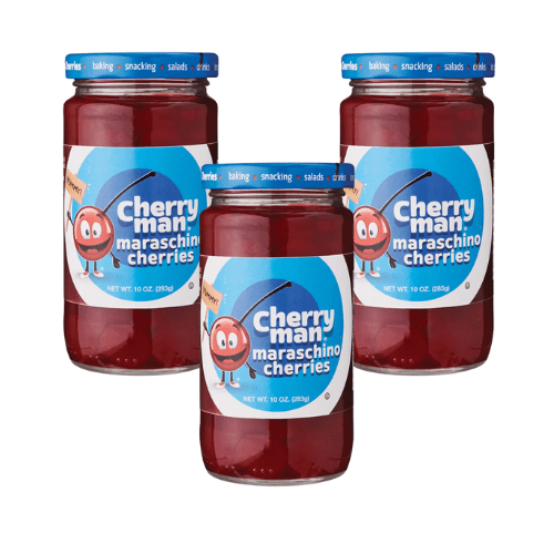 Paradise Candied Red Whole Cherries, Glazed Fruit for Fruit Cake