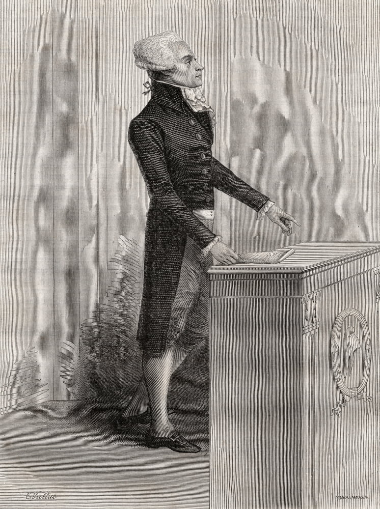 Maximilien Robespierre1758-1794 Jacobin Leader During French Revolution Engraved By Pannemaker After E ViollatFrom Histoire De La Revolution Francaise By Louis Blanc Canvas Art - Ken Welsh Design Pic