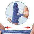 thumbnail image 4 of XIRQI 10Pcs Kinesiology Tape First Aid Finger Fingertip Bandages Finger Bandage Medical Tape Blue, 4 of 4