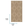 thumbnail image 7 of Livabliss Outdoor Rugs, 2x4 Alfresco Cottage Brown Area Rug for Patio, Porch, Deck, Backyard, Waterproof Indoor Outdoor Carpet (2'5" x 4'5"), 7 of 7