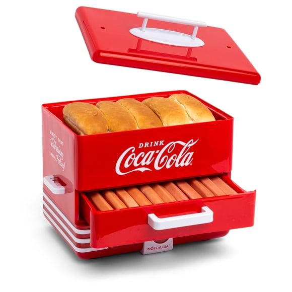 Vaporizador para salchichas Nostalgia, extra grande, estilo cafetería