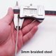 thumbnail image 5 of 5X 100CM/3.3Ft Long Travel Security Cable Lock,Braided Steel Coated Safety Cable Luggage Lock,Safety Cable Wire Rope, 5 of 5