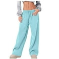 thumbnail image 4 of WILLBEST Pantalones Casuales elegantes para Mujer: Pantalones Holgados de Pierna Ancha con Estampado de Pajarita para Un Uso Diario Sin Esfuerzo. Extra Grande, 4 of 6
