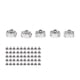 thumbnail image 5 of 50 cuentas para barba, cuentas de aleación resistentes para rastas, accesorios de joyería DIY, decoración para el cabello y la barba, 5 of 12