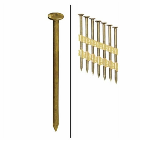 

461760 3 in. x 0.13 Framing 21 Degree Ring Shank Plastic Strip Galvanized Nails