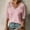 42-Pink, variant on SELONE Cute Oversized T Shirts for Women Short Sleeve Tops Blouses Regular Fit T Shirts Pullover Tees Tops Solid T-Shirts V Neck Tops Casual Blouses Lace Mesh T Shirts T Shirts for Women Pink L