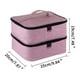 thumbnail image 4 of Soidarity Aspecto elegante: organice y almacene la colección de esmaltes de uñas con facilidad y fácil de poliéster. Juegos de manicura púrpura, 4 of 6