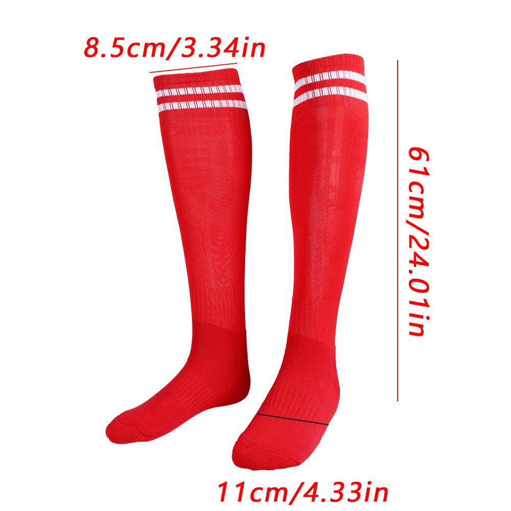 Kritne 1 Pair Breathable AntiSlip Overknee Socks for Outdoor Soccer Football Hiking Sports