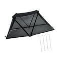 thumbnail image 3 of Red de sombra para plantas de jardín, reutilizable, fácil de instalar, plegable, con estacas para patio, balcón, exterior, granja o patio. Negro, 3 of 8