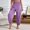Purple, variant on Womens Loose Harem Pants Joggers High Waist Yoga Sweatpants with Pockets Comfy Casual Pants for Workout Beach Black XL(XL)
