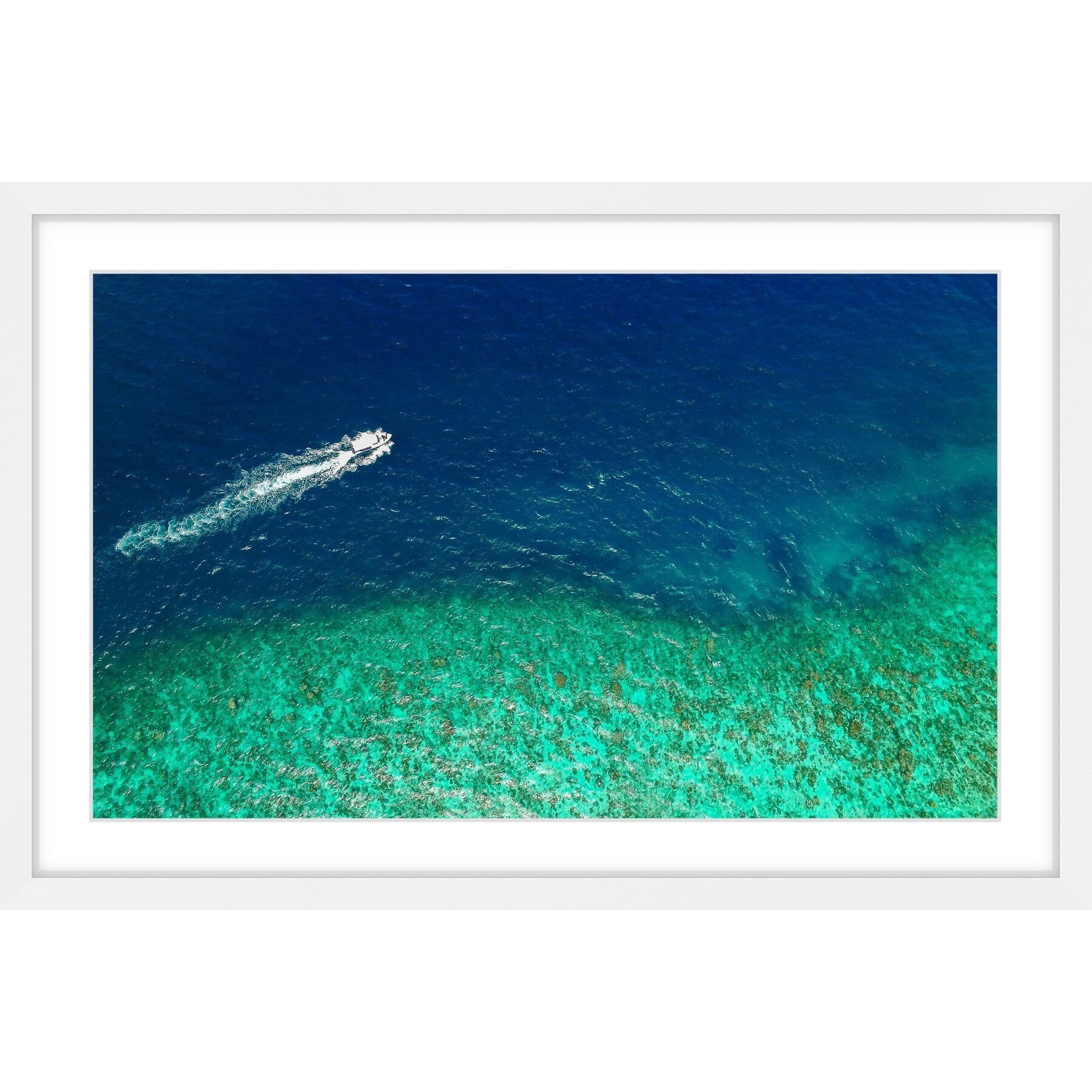 Marmont Hill "Speed Boat" by Hassan Ishan Framed Painting Print