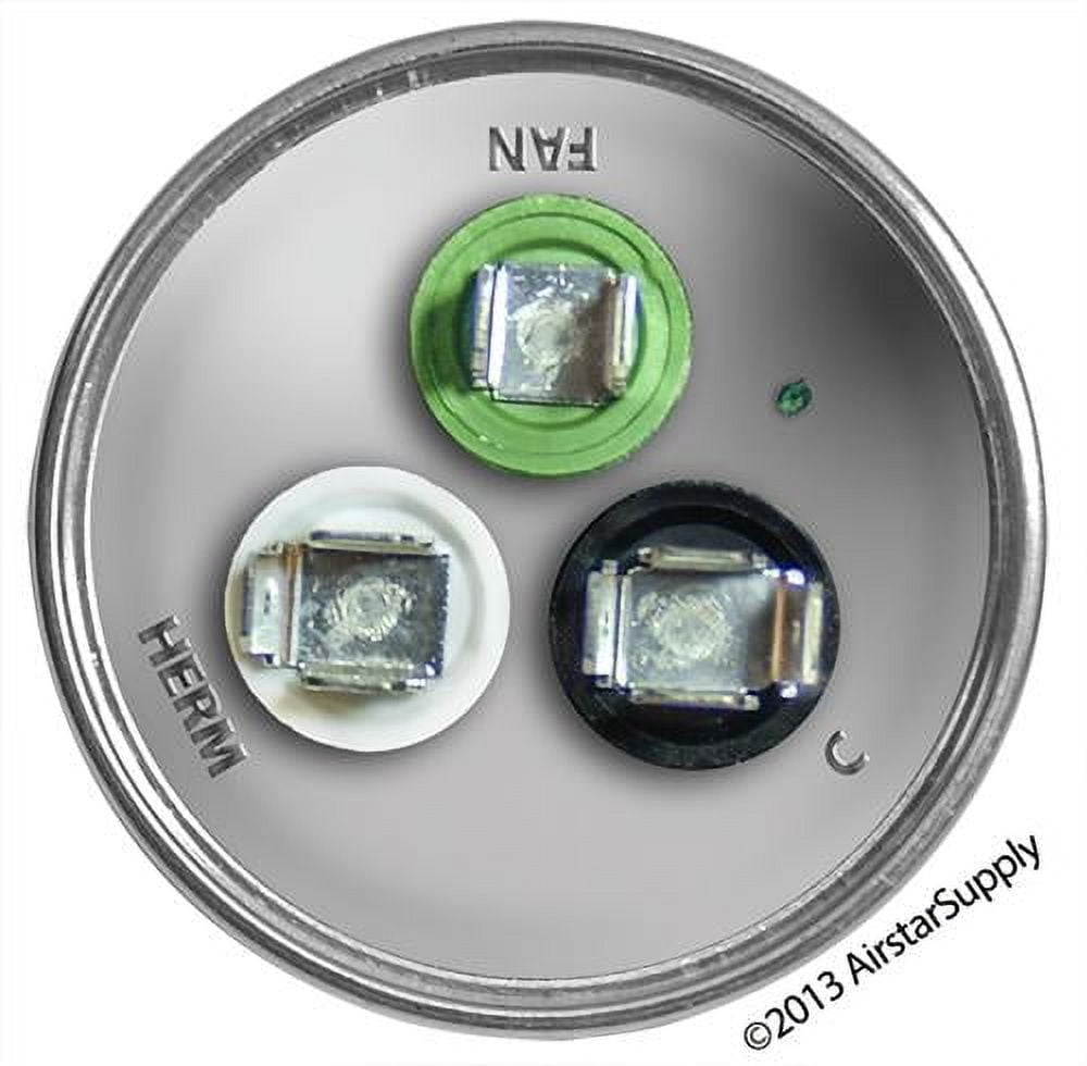 10 Uf/Mfd Oval Universal Capacitor Replacement USA2035 Replacement Used For 370 Or 440 Made In The U S A