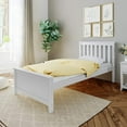 thumbnail image 1 of BEDSMART Lit Simple en Bois Massif / Blanc, 1 of 7